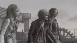Spielszene aus Resonance of Fate 4K/HD Edition mit der grafisch überarbeiteten Spielwelt.