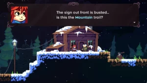 Madeline in einer Pixelgrafik-Passage aus Celeste, dessen Xbox-Verkauf der Entwickler beendet hat