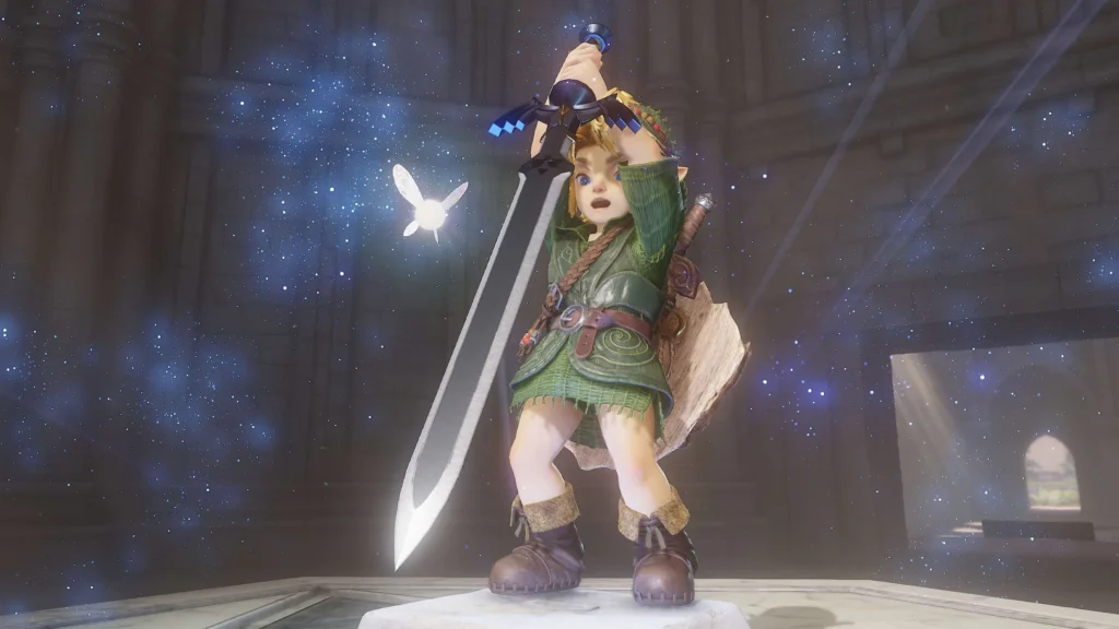 Offizielle Spielszenen aus The Legend of Zelda: Ocarina of Time für Nintendo Switch 2, Nintendo-Produktgalerie.