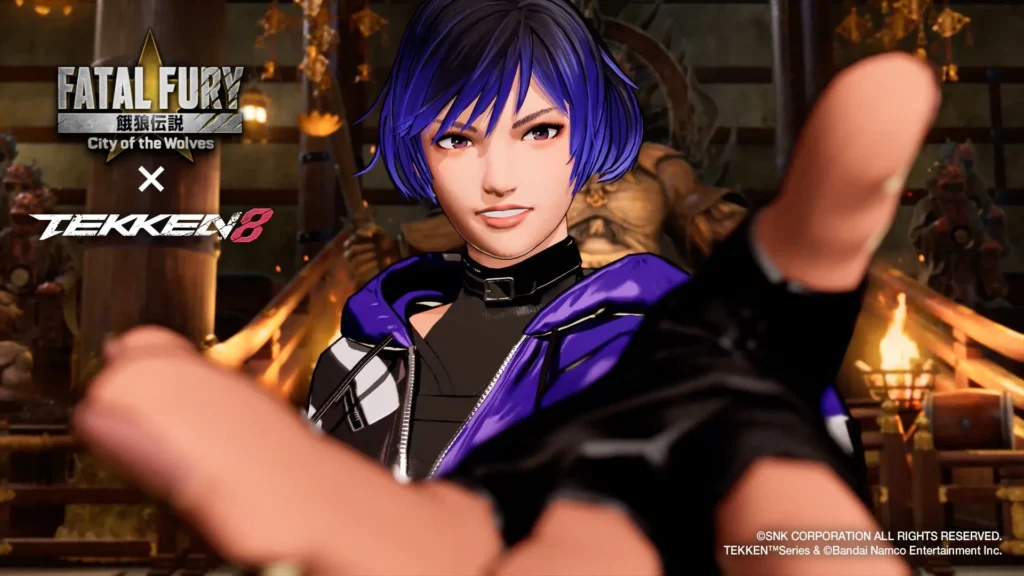 Offizielle SNK-Pressegrafik mit Tekken-8-Kämpferin Reina für Fatal Fury: City of the Wolves