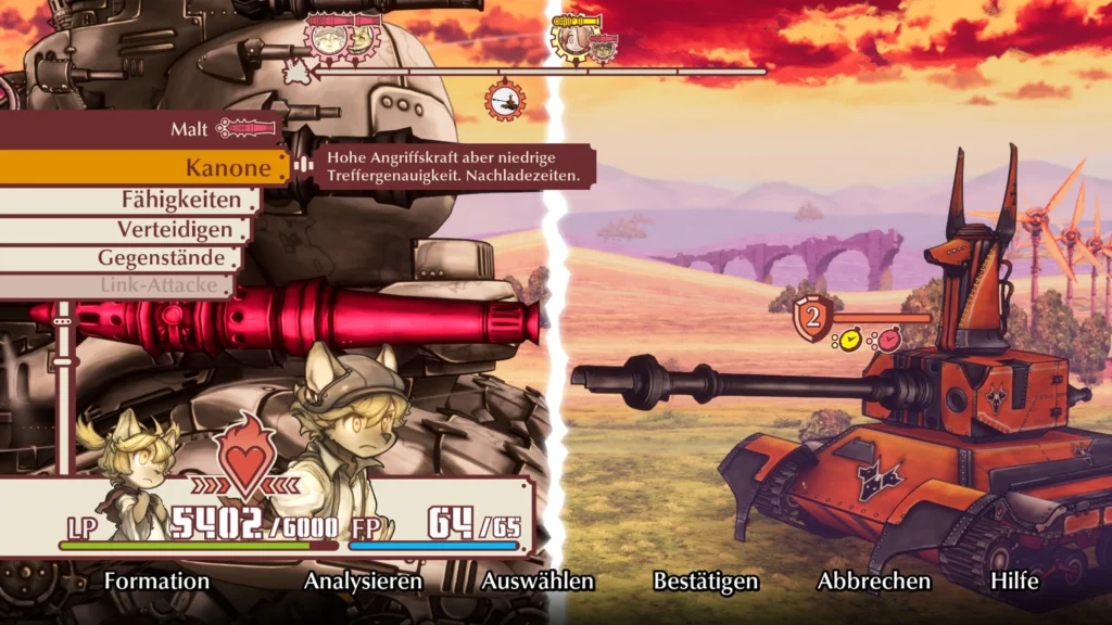 Fuga: Melodies of Steel – official battle view
