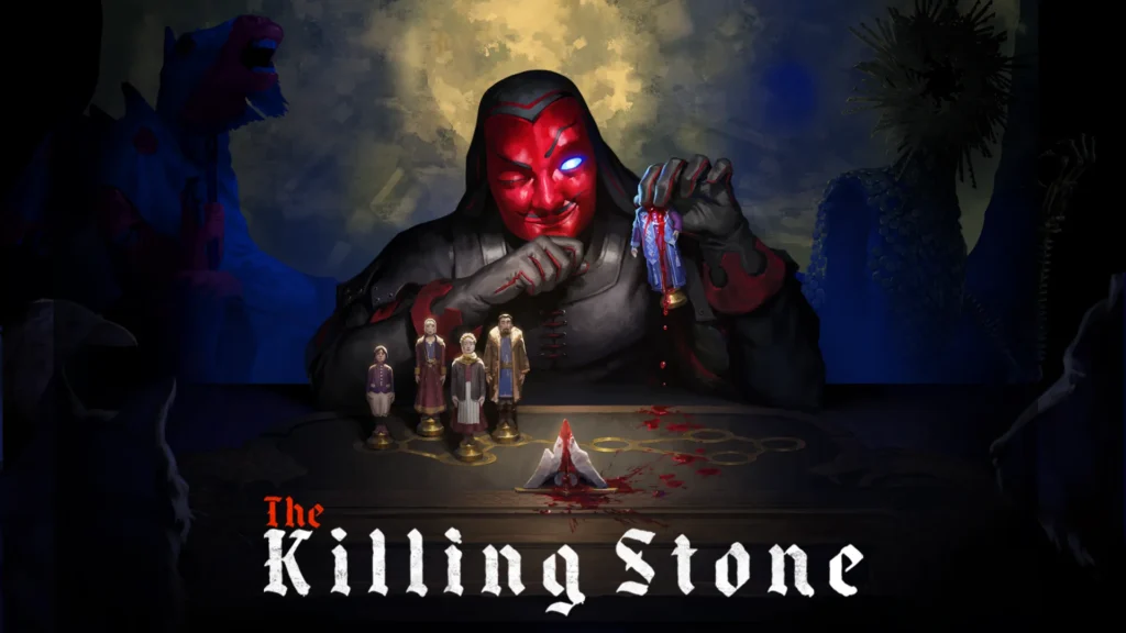 Offizielles Key Art zu The Killing Stone mit der okkulten Spielwelt